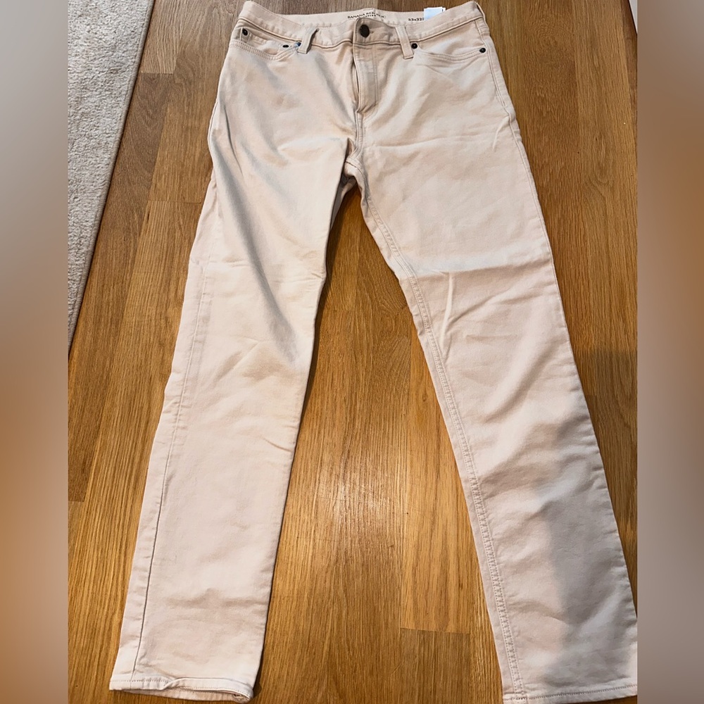 Banana Republic Beige Traveler Pants
